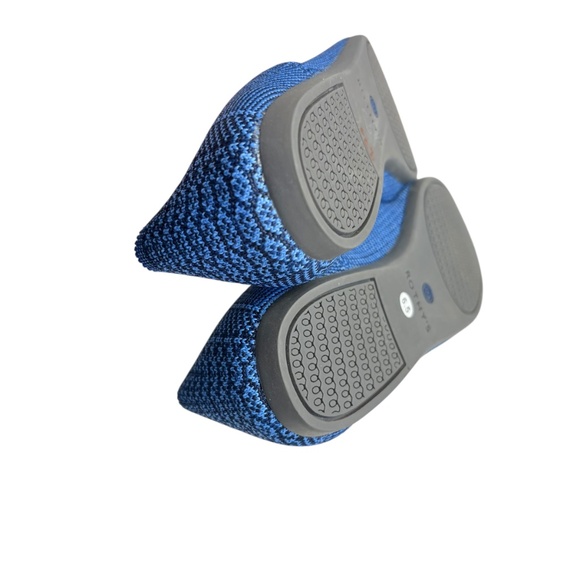 Rothy’s lapis blue python shoes rare 6.5 - Picture 4 of 8